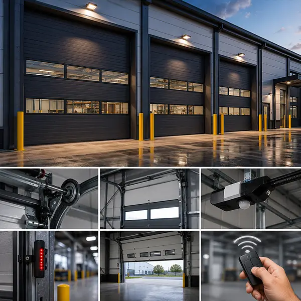 Modern Commercial Garage Door Upgrades and Automation service